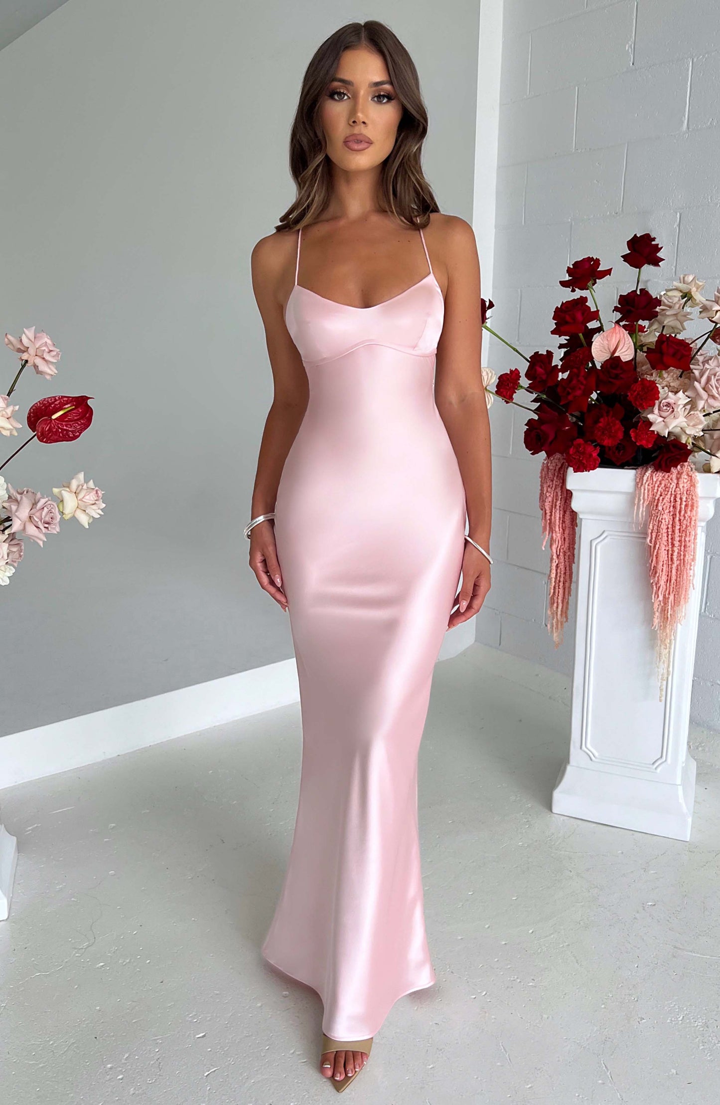 Gracey | Blush Maxi-Kleid