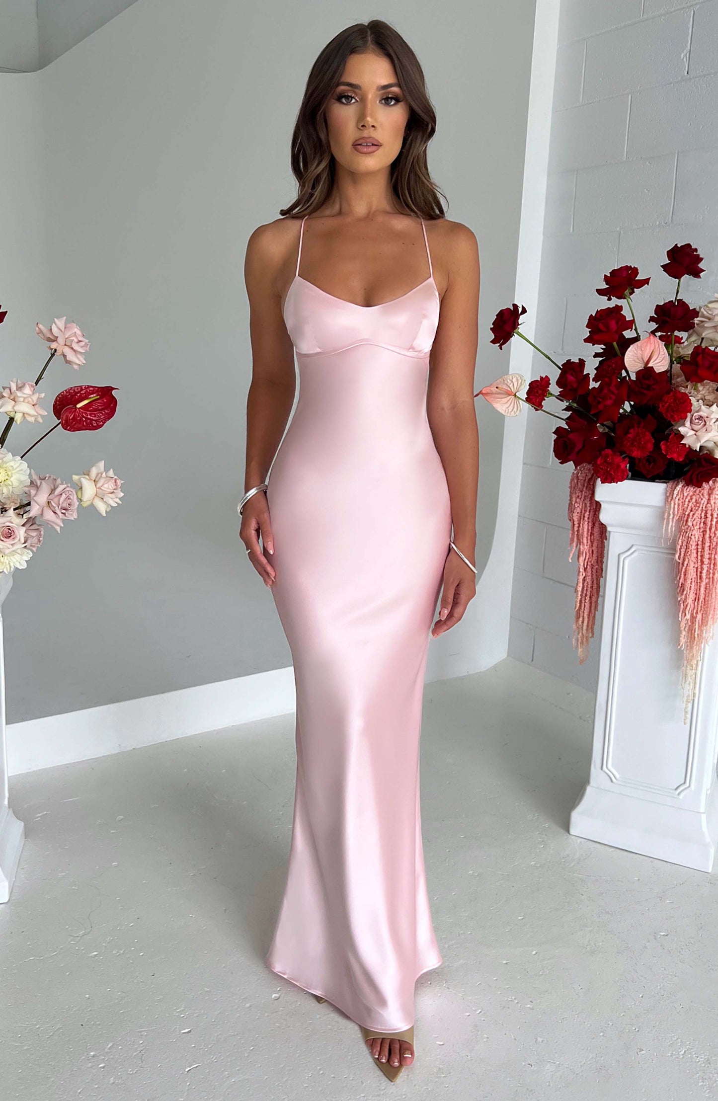 Gracey | Blush Maxi-Kleid