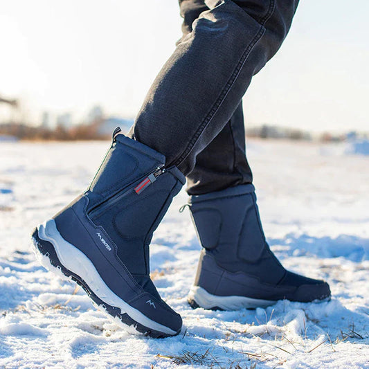 Lexer | Moderne Mesh-Schneestiefel bis zur Wade für Damen