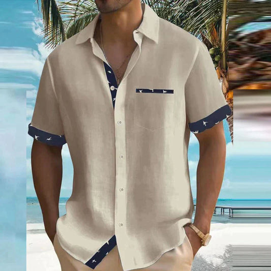 Vannu | Charmantes Sommerhemd mit leichtem Stoff & Meeresbrise-Design