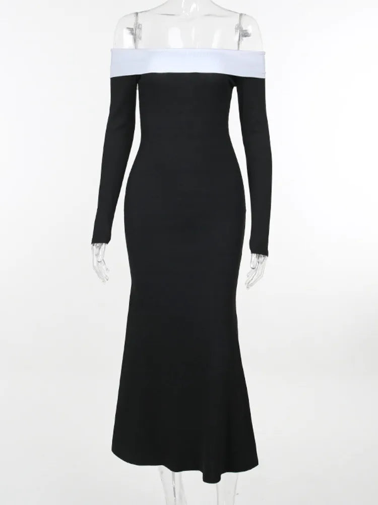 Eirys | Off-Shoulder Rückenfreies Kleid