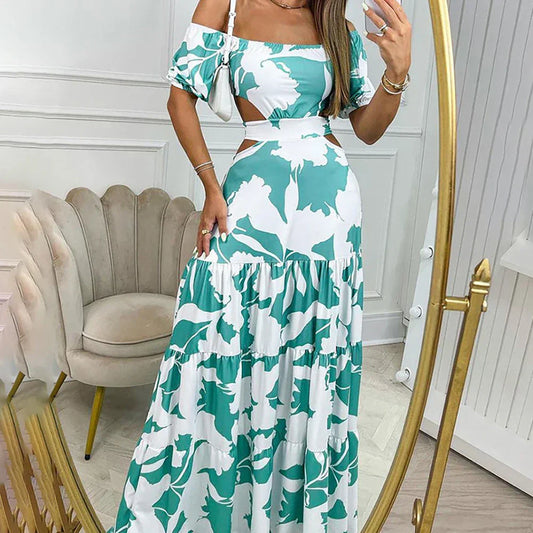 Meryl | Elegantes langes Sommerkleid in schicker Passform
