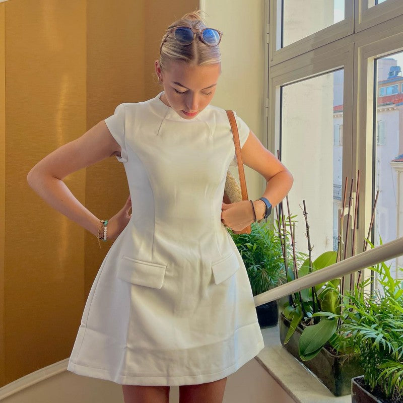 Packwood | Modisches ärmelloses Minikleid mit Taschen-Detail für Damen