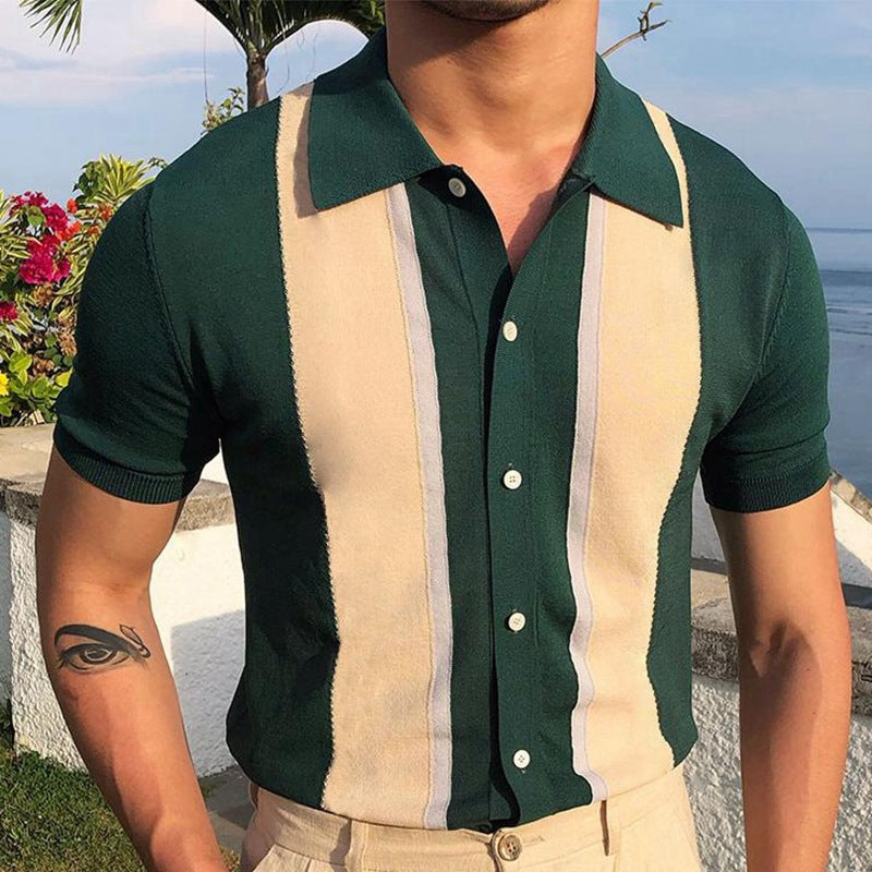 Gaspar | Gentleman’s Revers Strickhemd