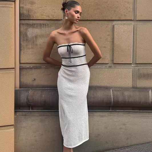 Taima | Strapless Rückenfreies Kleid