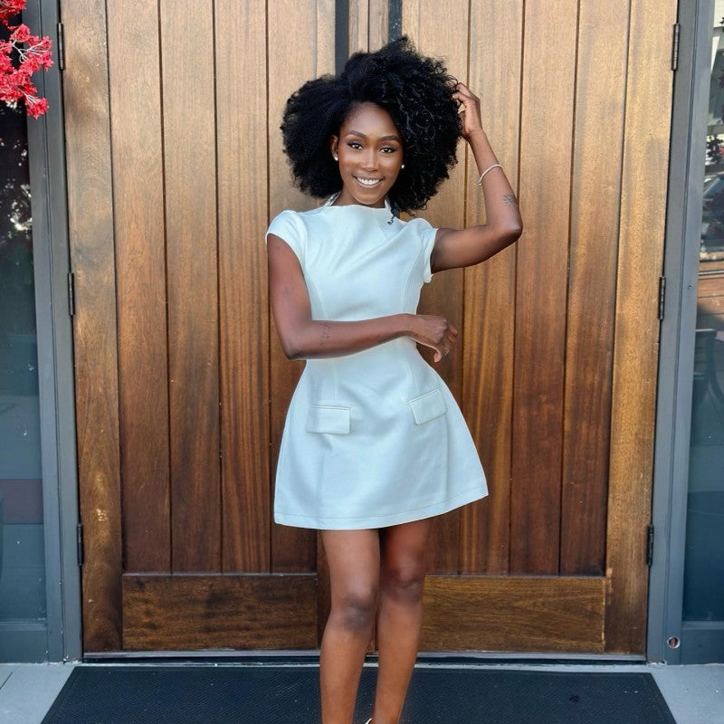 Packwood | Modisches ärmelloses Minikleid mit Taschen-Detail für Damen