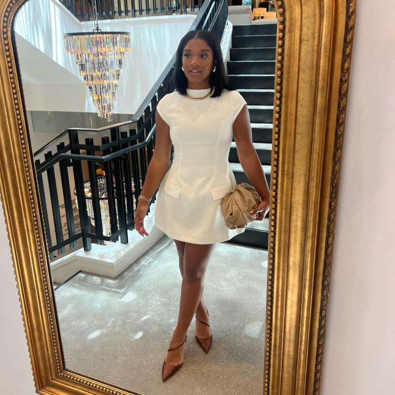 Packwood | Modisches ärmelloses Minikleid mit Taschen-Detail für Damen