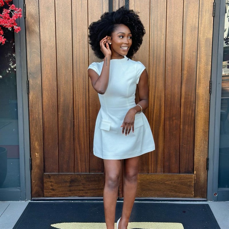 Packwood | Modisches ärmelloses Minikleid mit Taschen-Detail für Damen