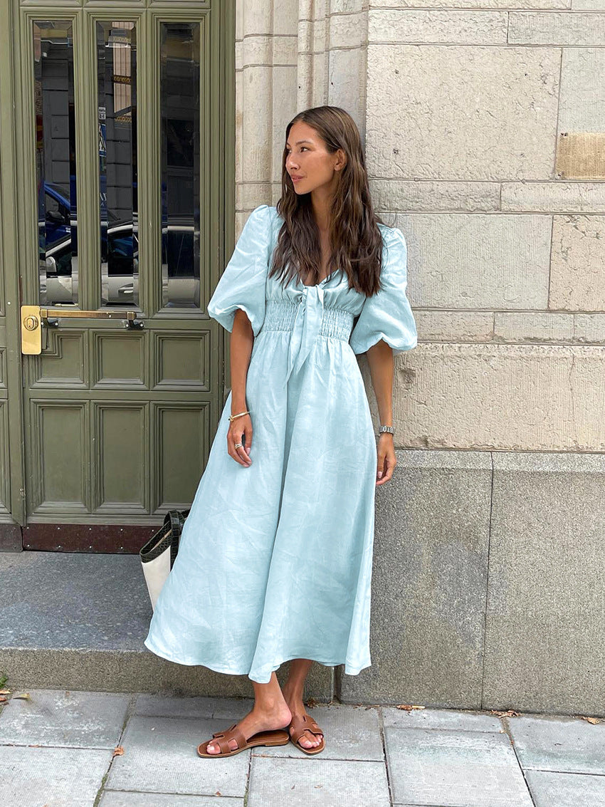 Roce | Blaues Laternenkleid