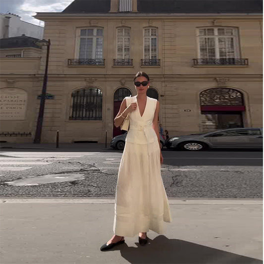 Ismeralda | Elegantes weißes Kleid