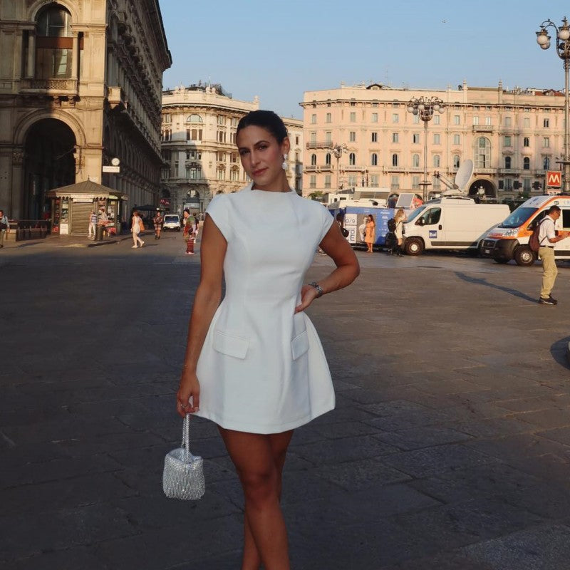 Packwood | Modisches ärmelloses Minikleid mit Taschen-Detail für Damen