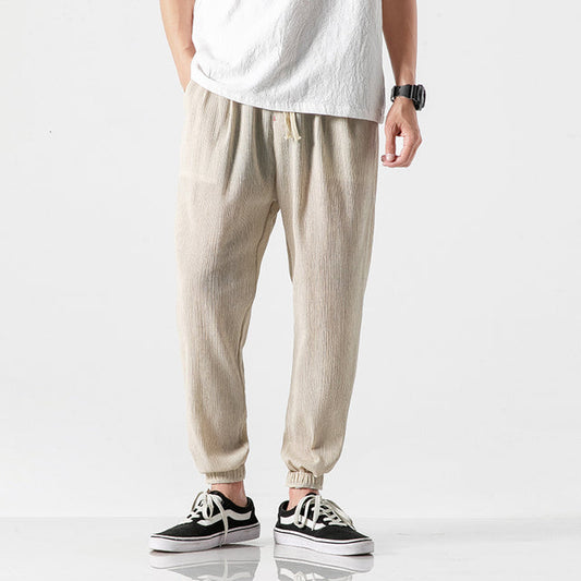 Elke | Vintage Herren Sommer Leinenhose