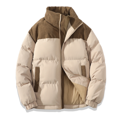 Bauman | Bicolor Winterjacke mit Stehkragen für Herren – Warm und Stilvoll