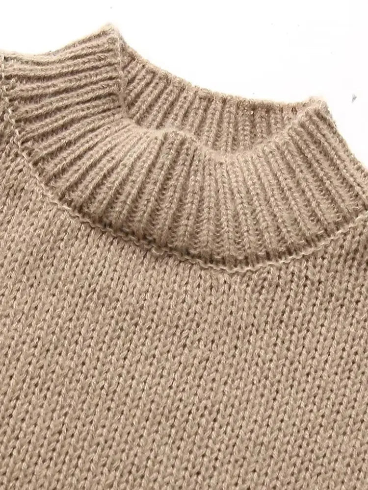 Orione | Langer Laternen-Rollkragenpullover