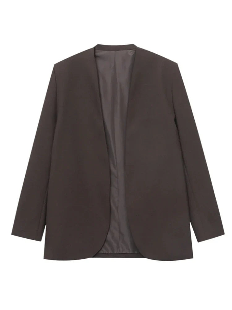 Vaiba | Designer-Blazer mit geraffter Taille
