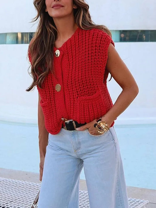 Marlow | Schillernde klobige Weste