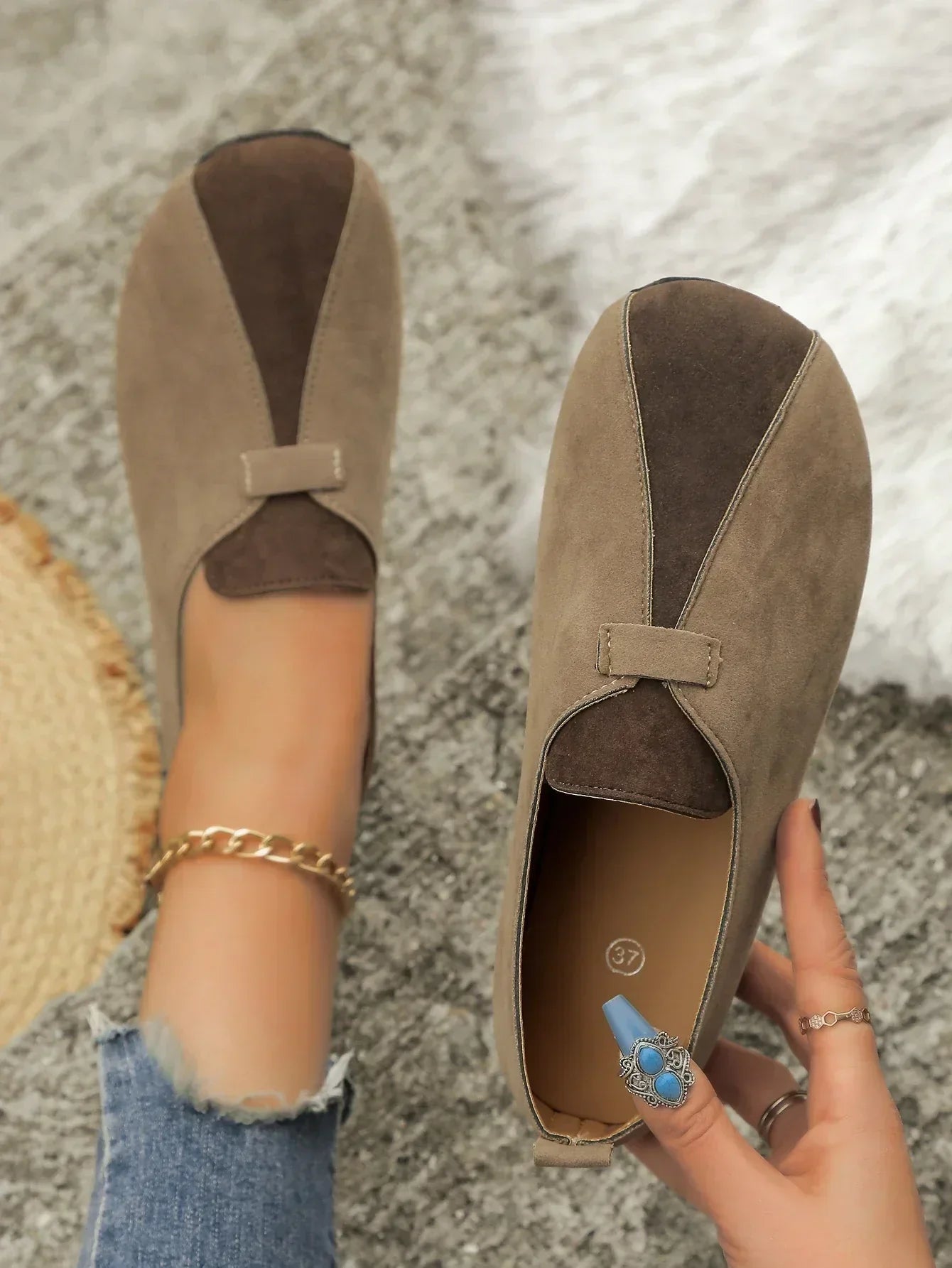 Rosamond | Unisex Echt Leder Kork Sandalen