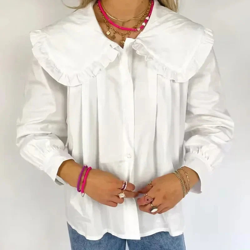 Chandlere | Damen Crop Top mit Rüschen