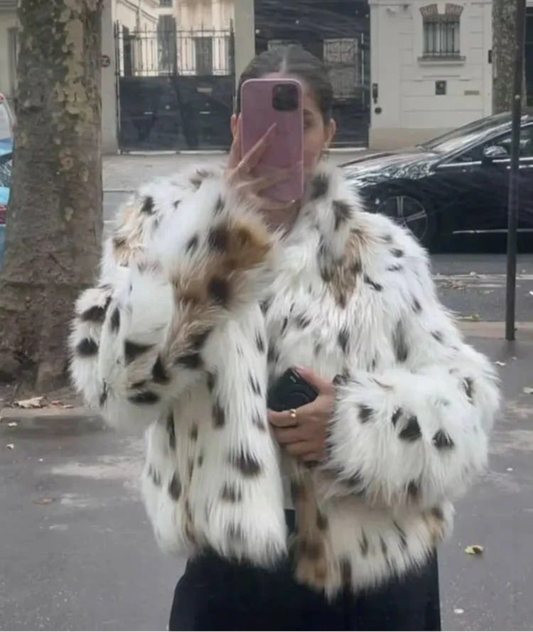 Mella | Eleganter Flauschiger Kunstpelzmantel für Damen