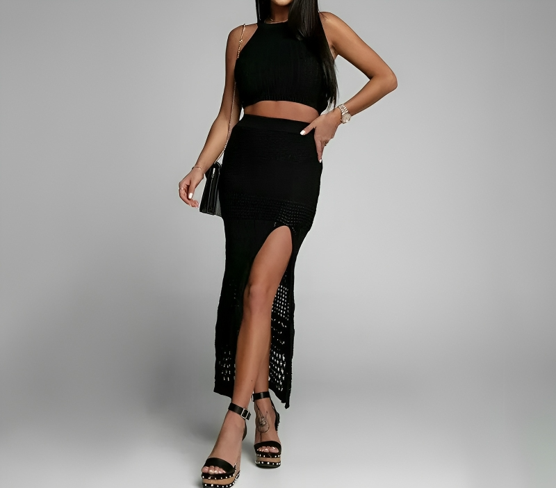 Maize | Top & Rock Set Khaki