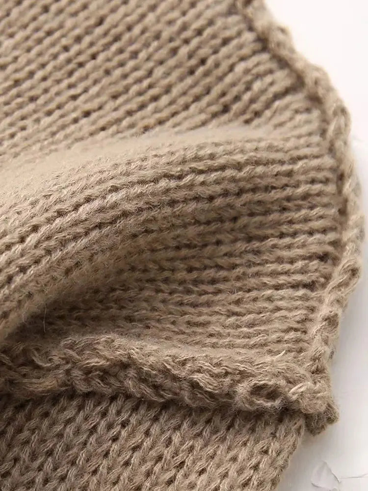 Orione | Langer Laternen-Rollkragenpullover