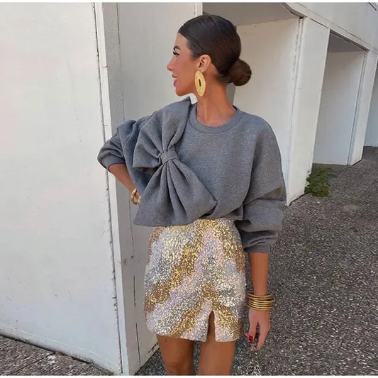 Kayce | Phantasievoller Band-Pullover