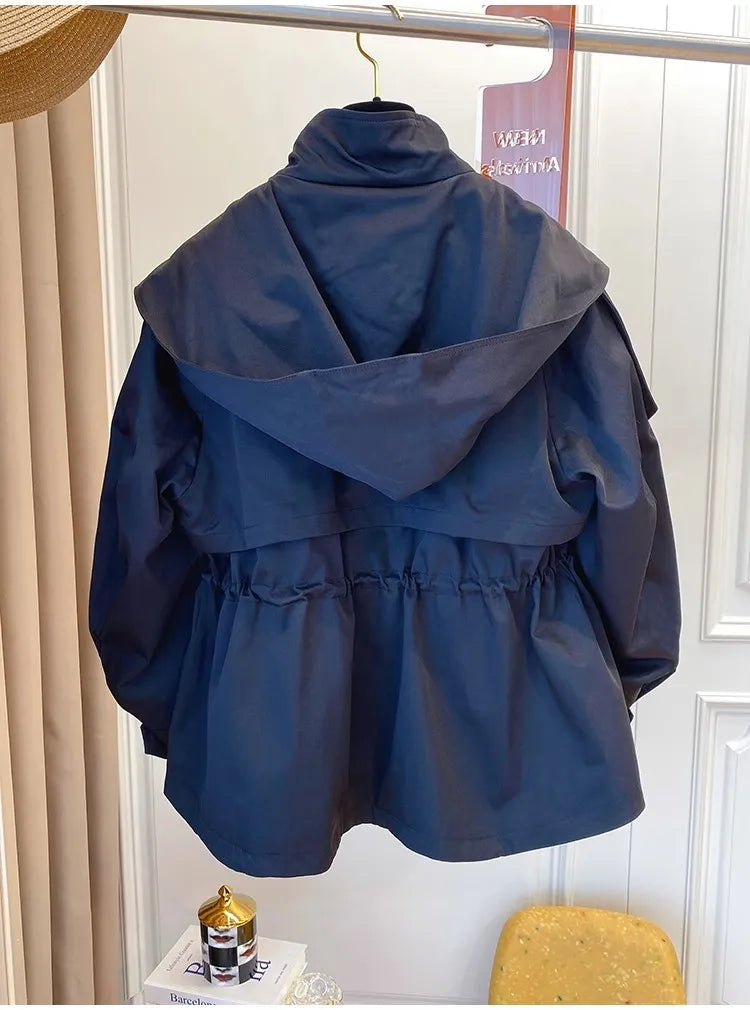 Bessy | Modische Damenjacke mit Taillenkordelzug