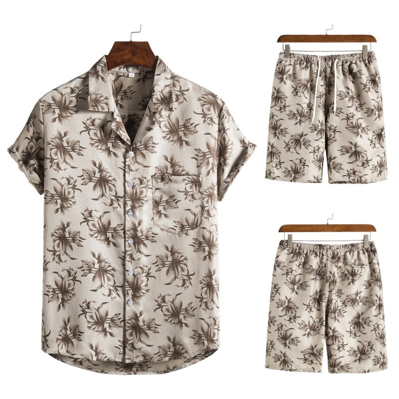 Phil | Hawaiianisch Sommer Blumen Druck Set