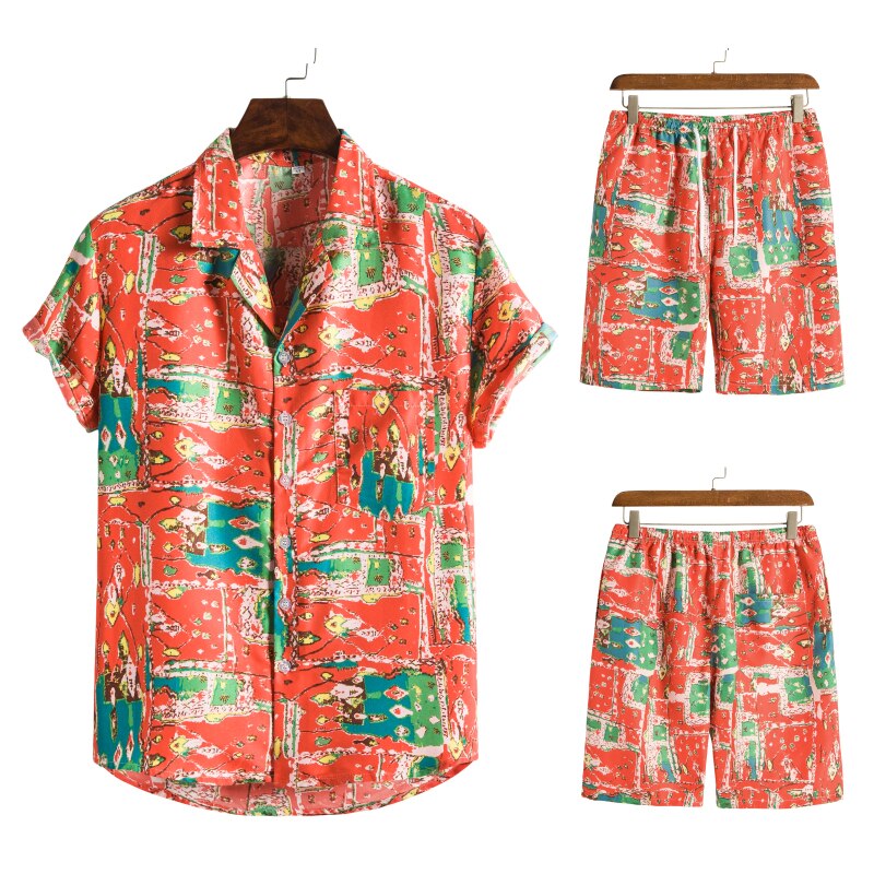 Phil | Hawaiianisch Sommer Blumen Druck Set