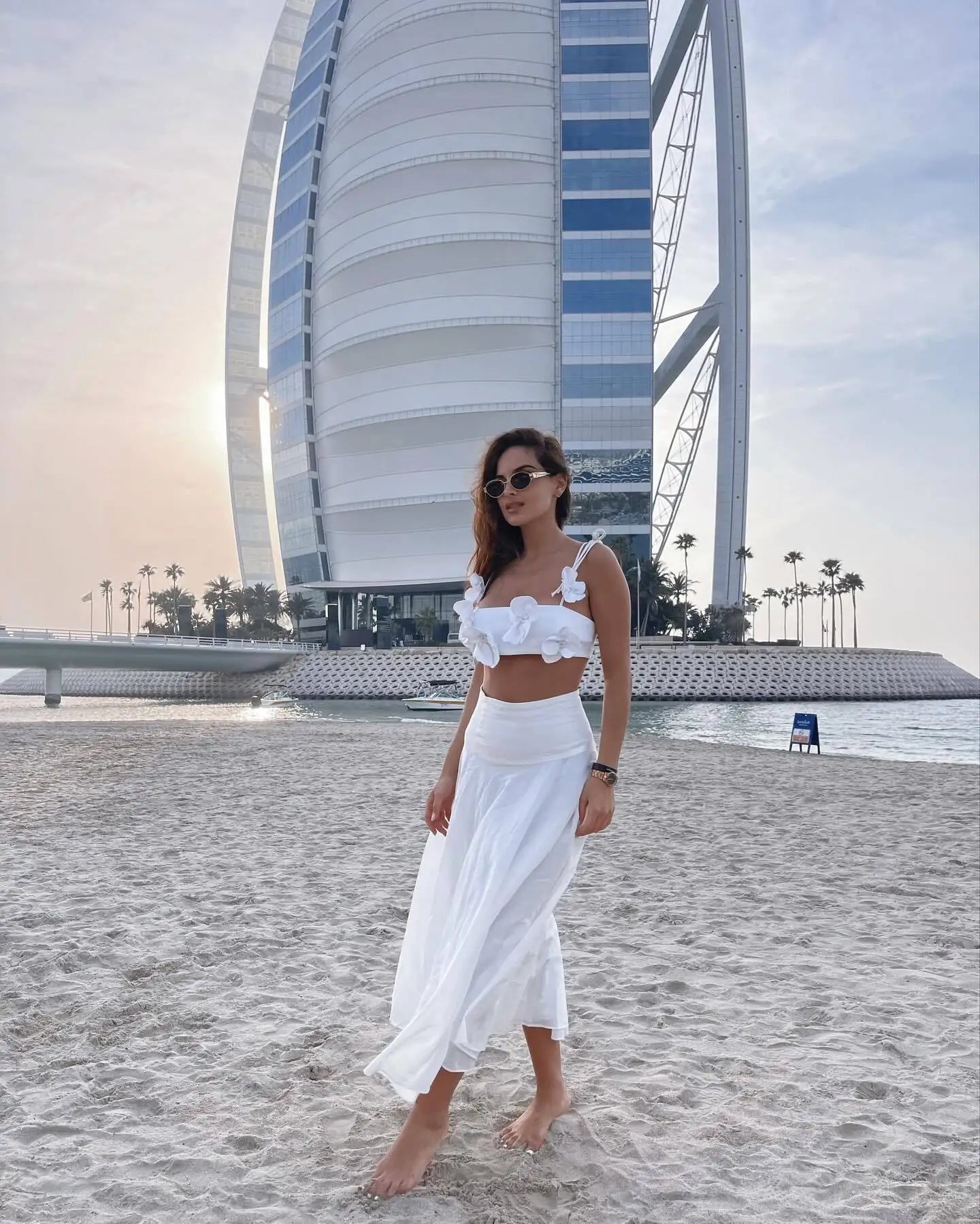 Carell | Geblümtes Crop Top