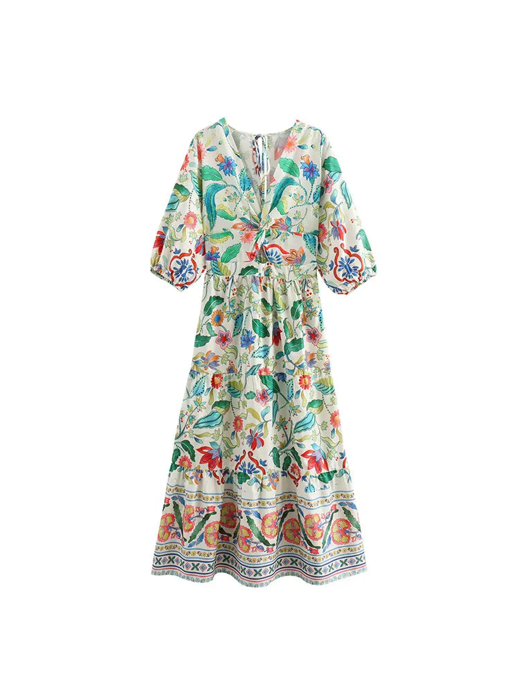 Eveline | Elegante Holle Maxi-Kleid