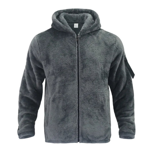 Aelwynne | Schwere Winterjacke aus Fleece und Kaschmir