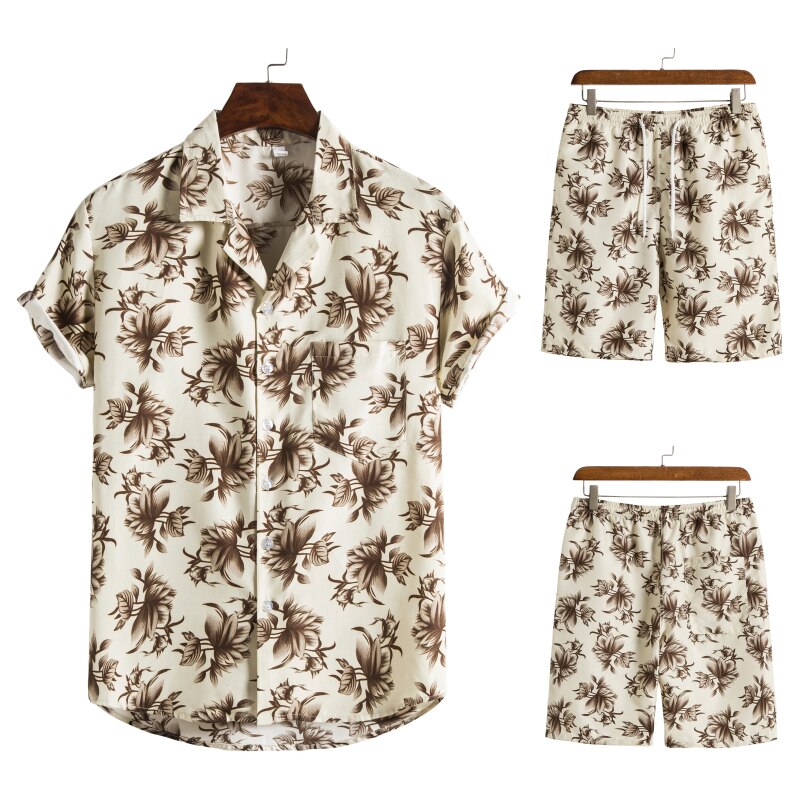 Phil | Hawaiianisch Sommer Blumen Druck Set