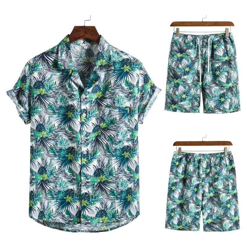 Phil | Hawaiianisch Sommer Blumen Druck Set