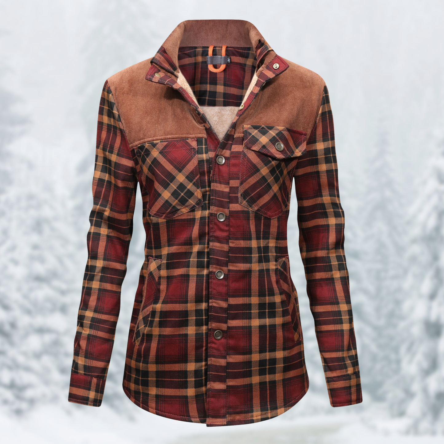 Almirae | Flanell-Wanderjacke für Frauen