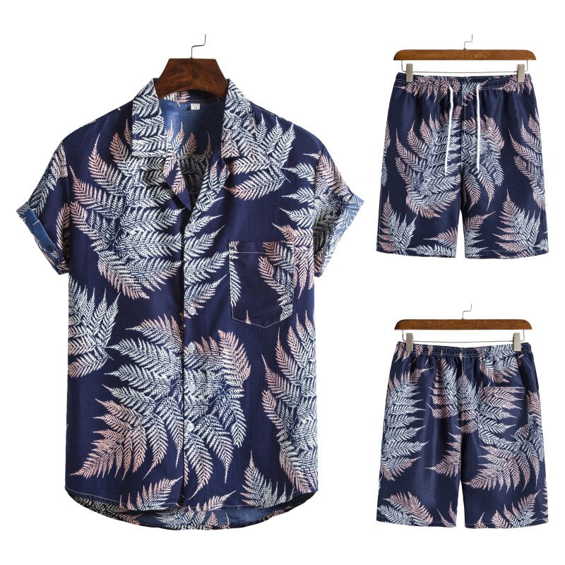 Phil | Hawaiianisch Sommer Blumen Druck Set