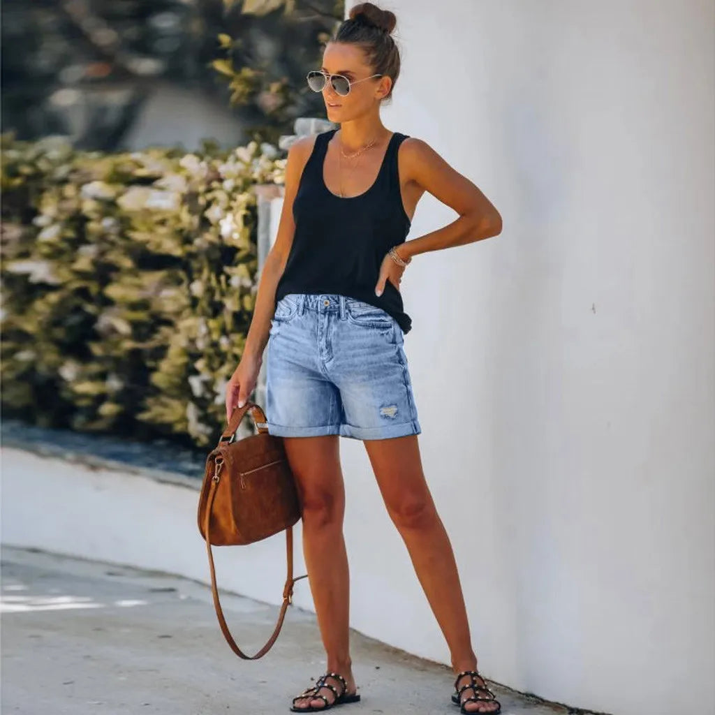 Yalena | Denim shorts