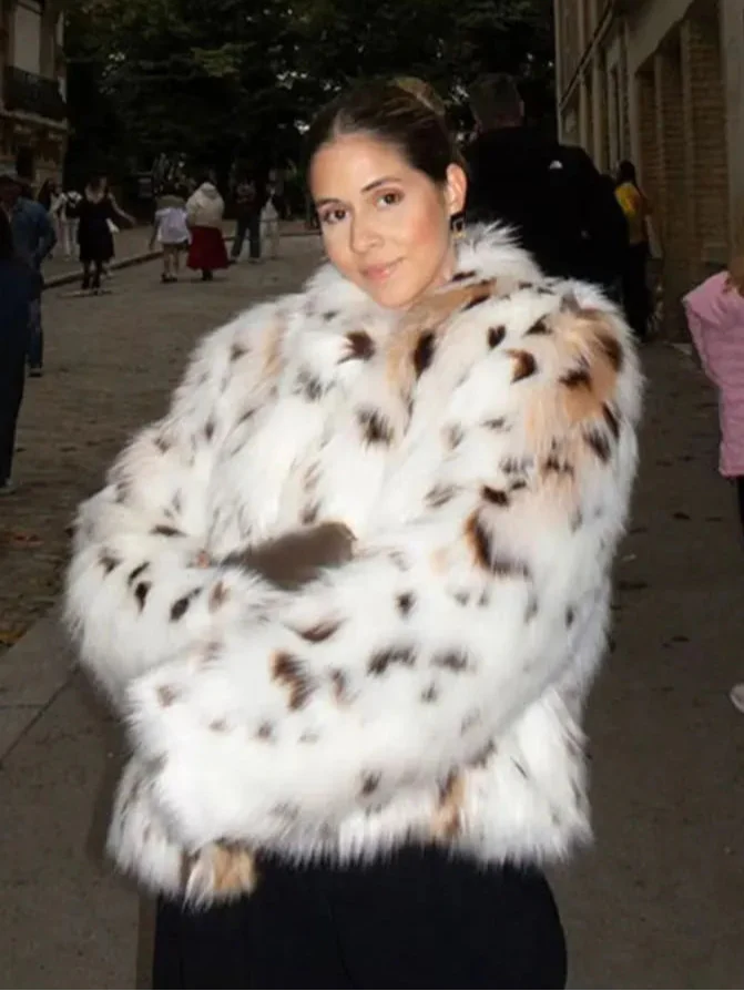 Mella | Eleganter Flauschiger Kunstpelzmantel für Damen