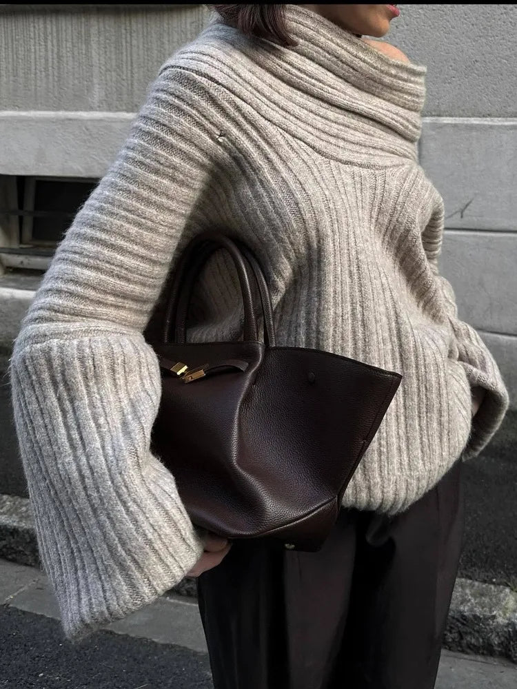 Aelwin | Sexy Oversize Pullover für Frauenn