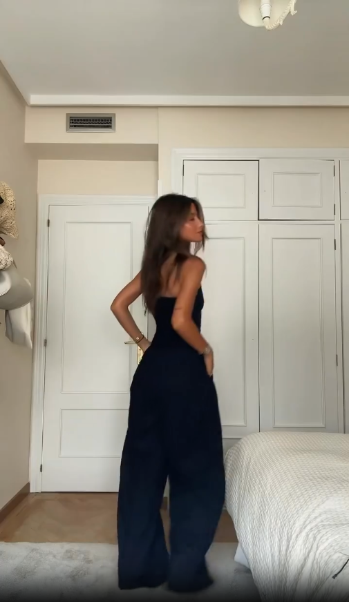 Doris | Schwarzer Jumpsuit