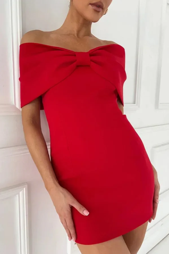 Bia | Mini-Kleid mit Schleife