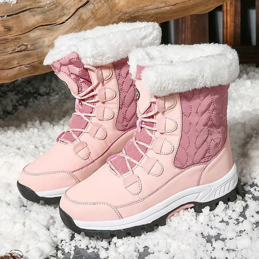 Nowie | Warme Damen-Winterstiefel mit Fellfutter – Bequem und Stilvoll