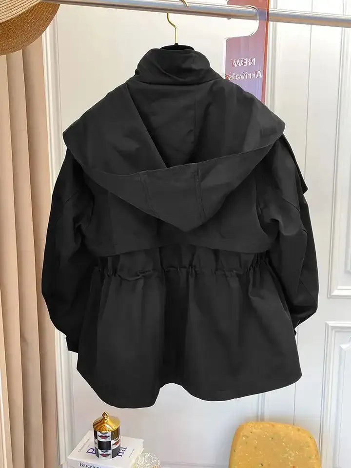 Bessy | Modische Damenjacke mit Taillenkordelzug