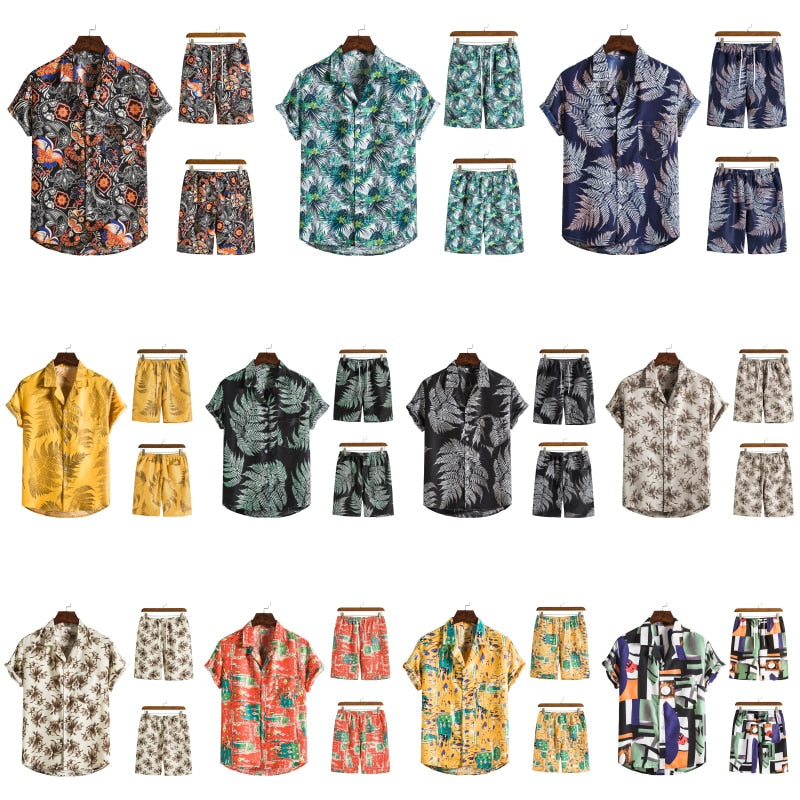 Phil | Hawaiianisch Sommer Blumen Druck Set