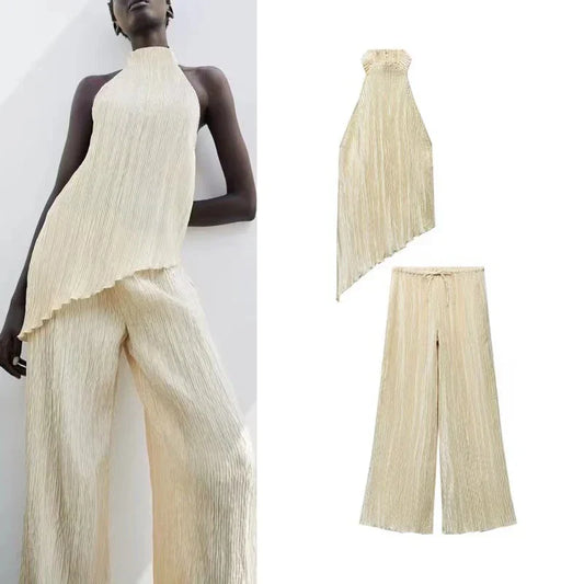 Aaliyah | Trendy Asymmetrisches Rückenfreies Set