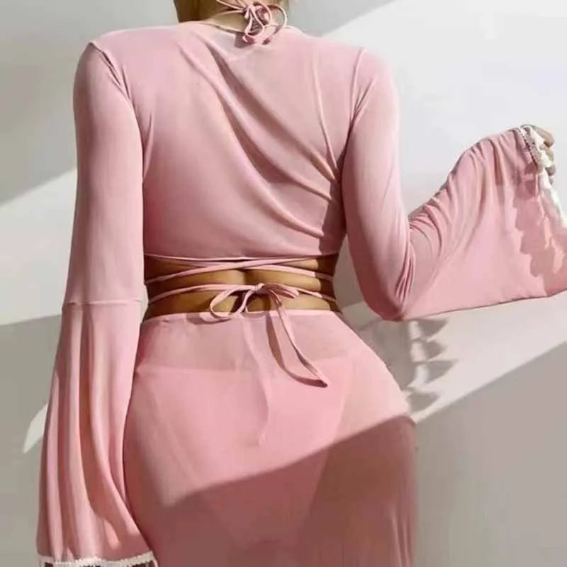 Sandra | Bequemes Bikiniset mit Quasten