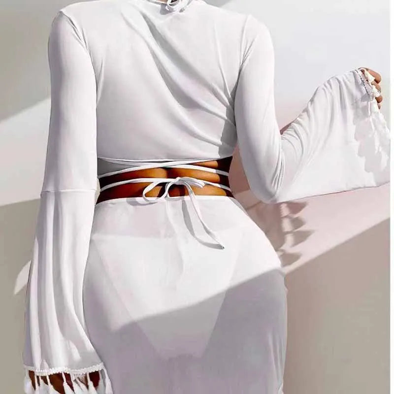 Sandra | Bequemes Bikiniset mit Quasten