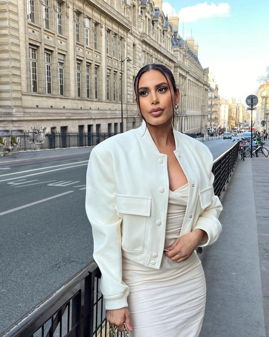 Bellis | Jacke im Bomberstil in Beige für Frauen