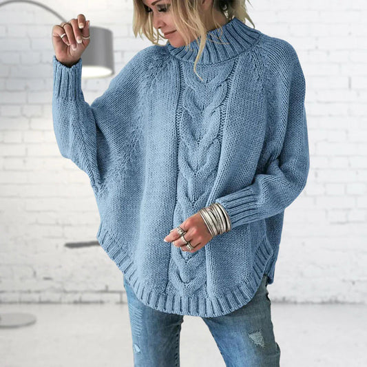 Klinton | Rollkragenpullover Twisted Loose Sweater