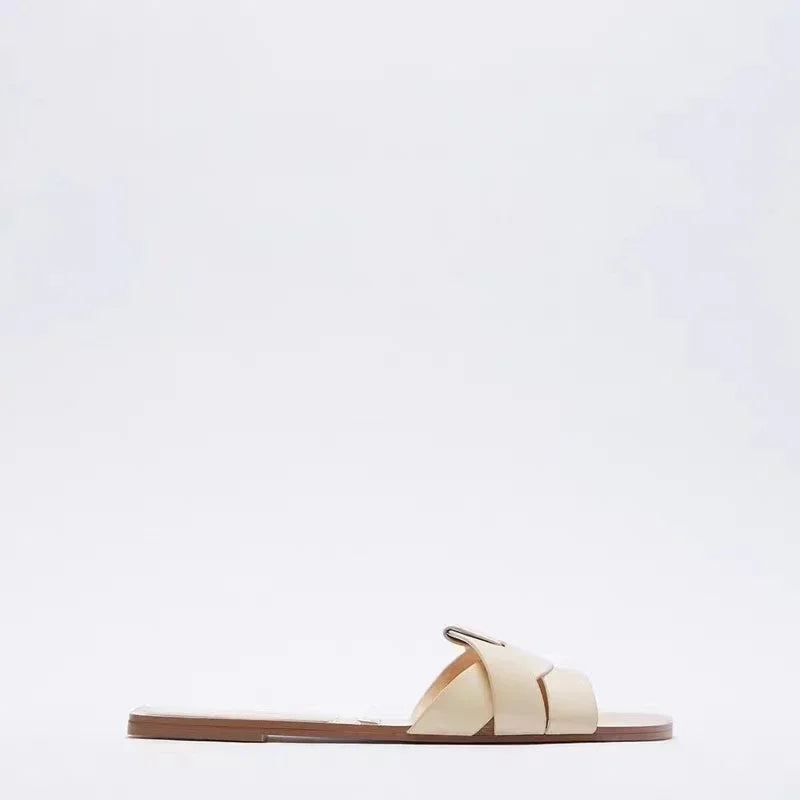 Ulrich | Chique Geflochtene Slip-On Sandalen